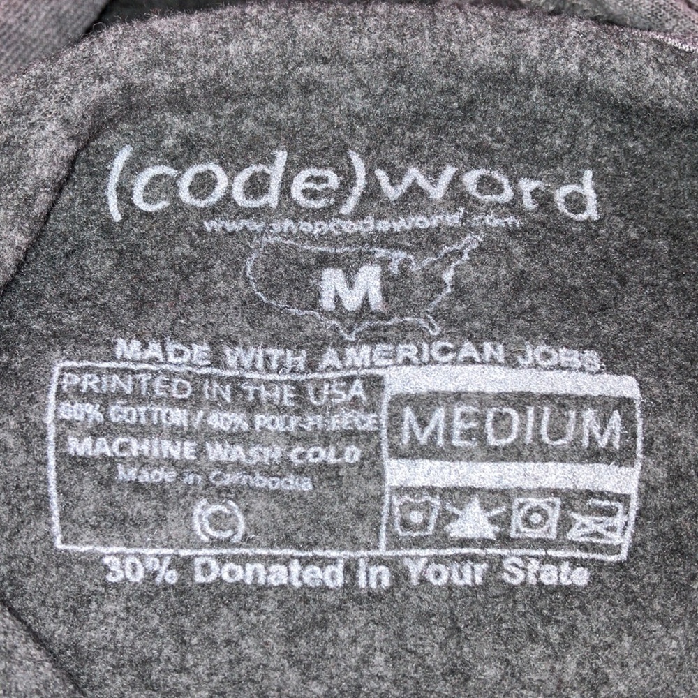 (Code)word FLY Hoodie, Medium - Picture 4 of 4